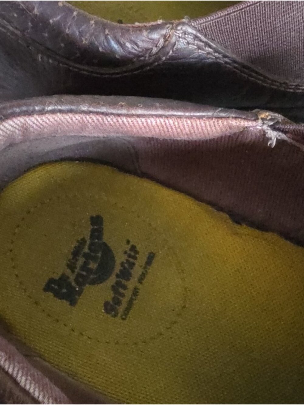 DR.MARTENS | Orson Men's Leather Slip-On Shoes Brown Sz 10 - Picture 6 of 6